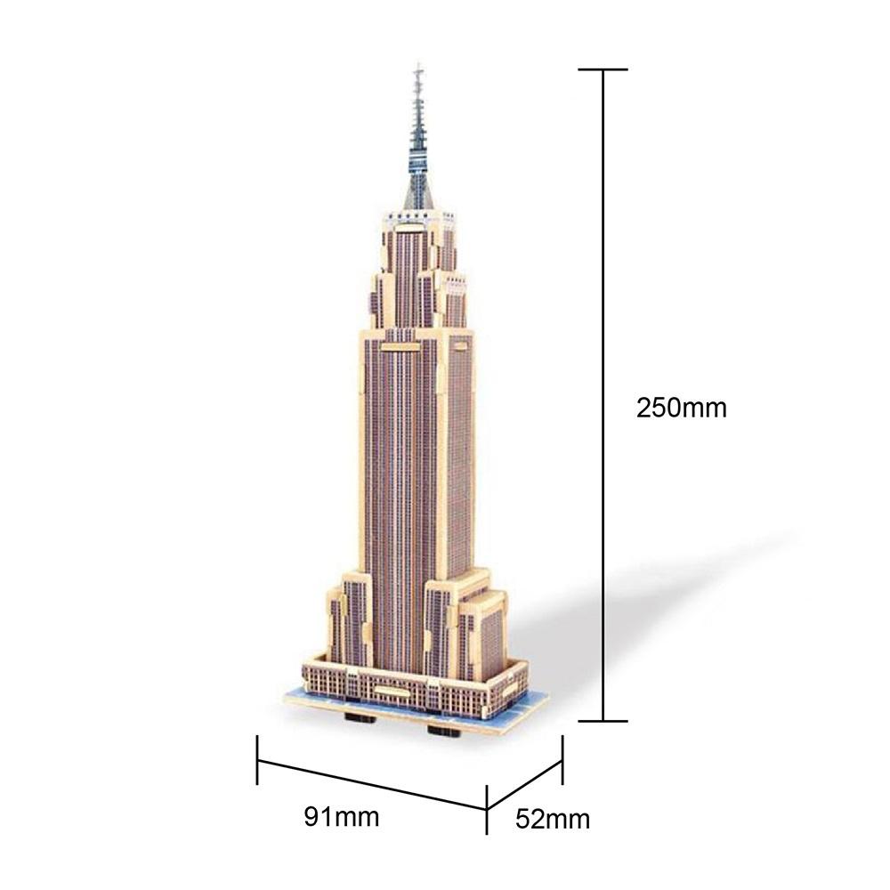 Robotime 3D wooden building puzzle-Empire State Building freeshipping - GeorgiePorgy