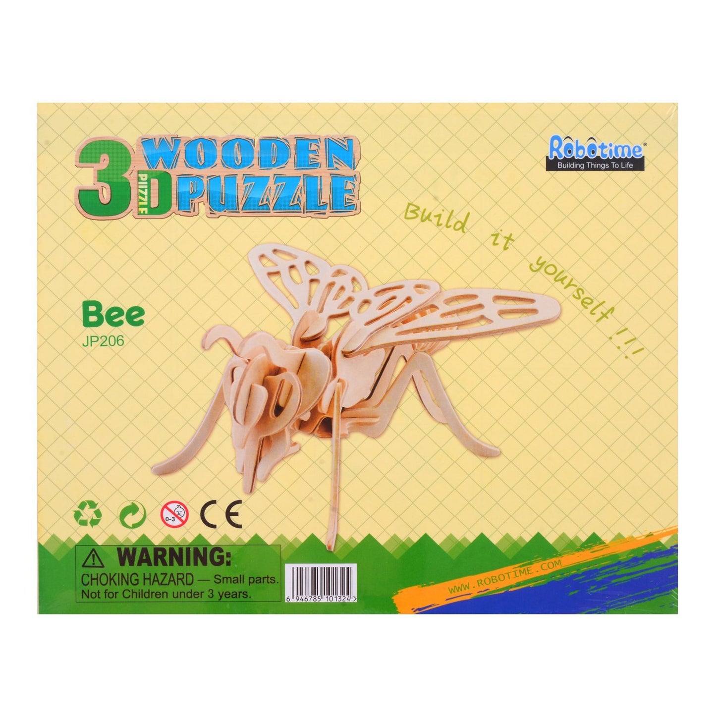 Robotime 3D Wooden Puzzle - JP206 Bee freeshipping - GeorgiePorgy