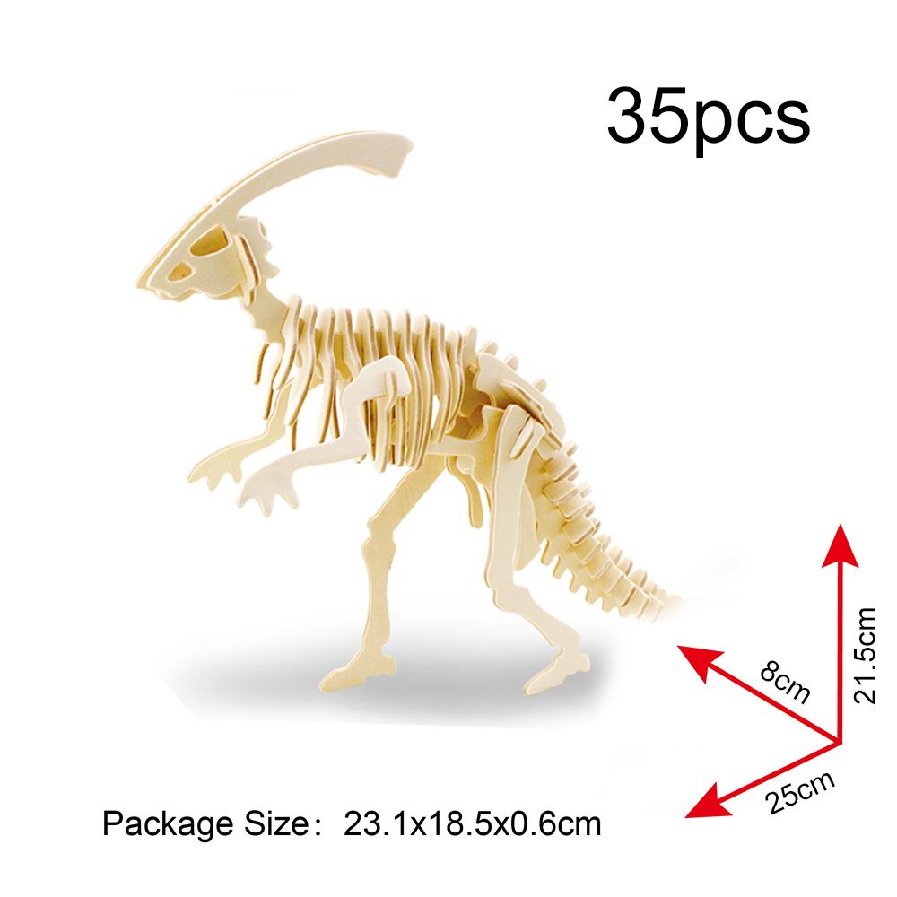 Robotime 3D Wooden Puzzle - JP218 Parasaurolophus freeshipping - GeorgiePorgy