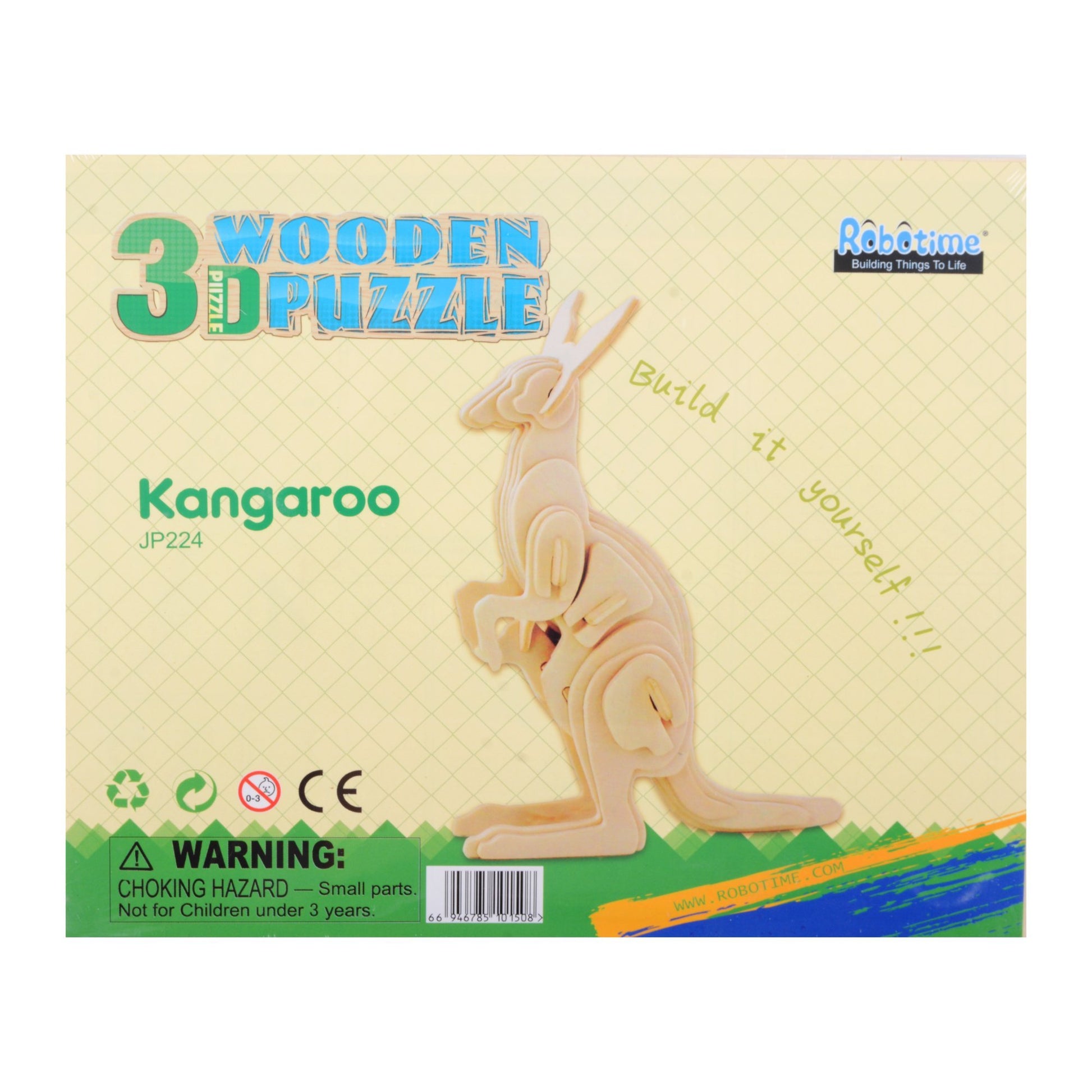 Robotime 3D Wooden Puzzle - JP224 Kangaroo freeshipping - GeorgiePorgy