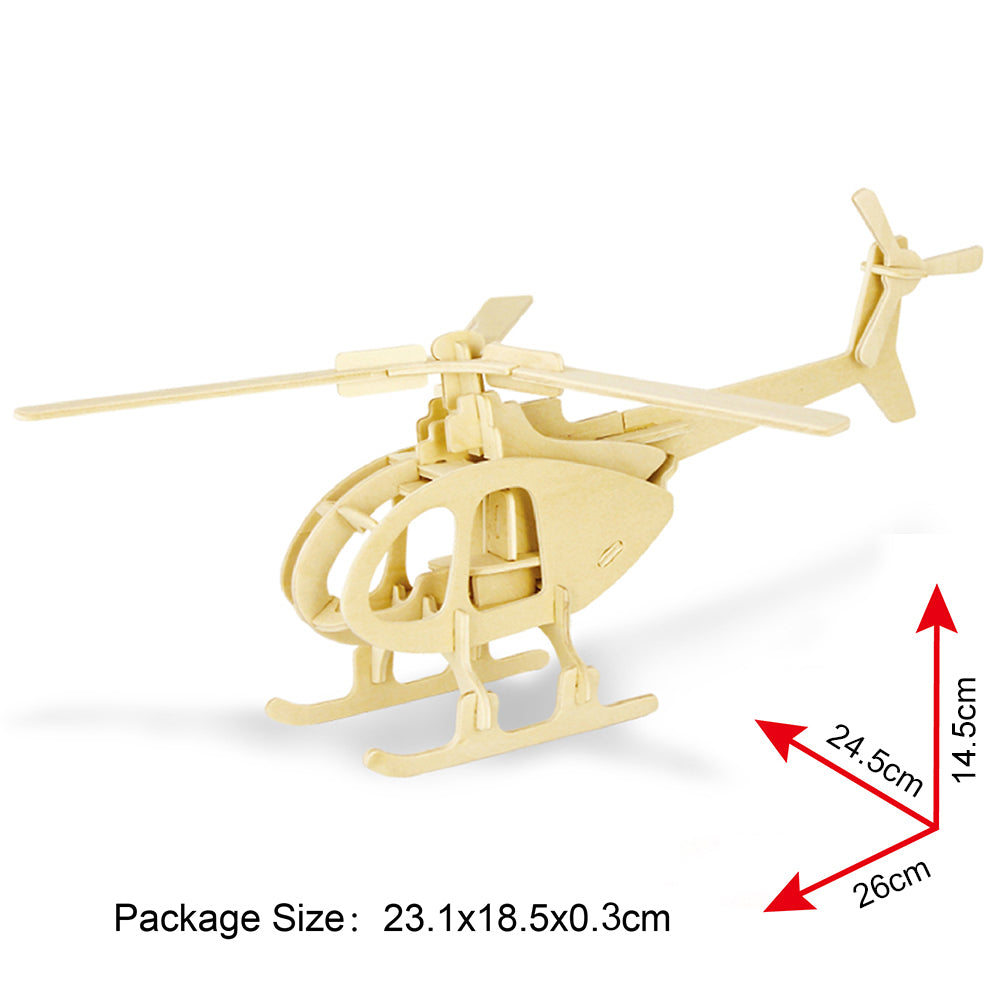 Robotime 3D Wooden Puzzle - JP233 Helicopter freeshipping - GeorgiePorgy