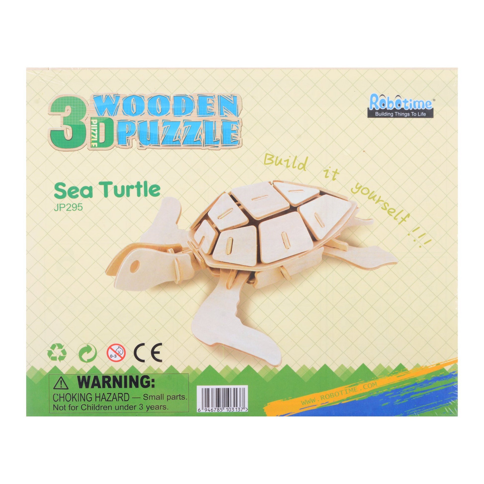 Robotime 3D Wooden Puzzle - JP295 Sea Turtle freeshipping - GeorgiePorgy