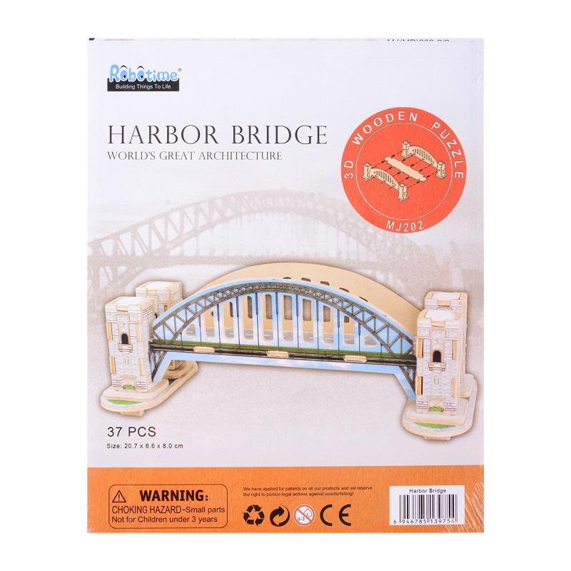 Robotime 3D wooden building puzzle-Harbour Bridge freeshipping - GeorgiePorgy