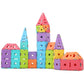 Magspace Magnetic Building Blocks Marshmallow Castle - Soft Glue Star 129pcs freeshipping - GeorgiePorgy