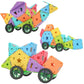 Magspace Magnetic Building Blocks Variable Cart - Soft Glue Star 75pcs freeshipping - GeorgiePorgy