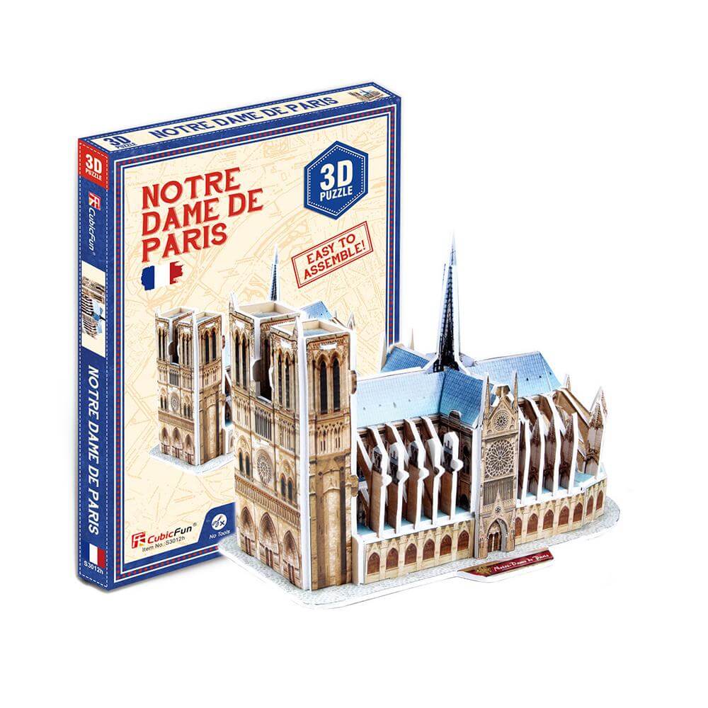 3D Notre dame de paris Jigsaw 39pcs freeshipping - GeorgiePorgy