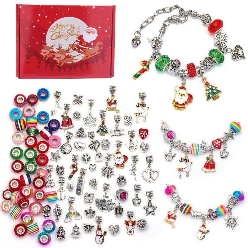 GNHG Perles pour Bracelet,Fermoir Bracelet,kit Bijoux Creation