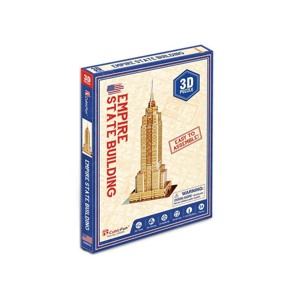 3D Empire State Building Jigsaw 24pcs freeshipping - GeorgiePorgy