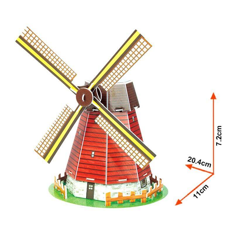 3D Dutch Windmill Jigsaw 20pcs freeshipping - GeorgiePorgy