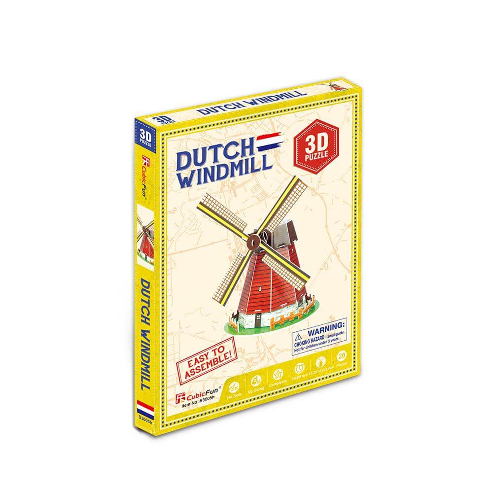 3D Dutch Windmill Jigsaw 20pcs freeshipping - GeorgiePorgy