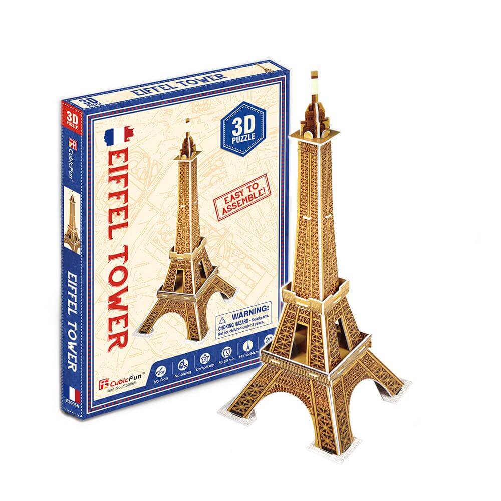 3D Eiffel Tower Jigsaw 20pcs freeshipping - GeorgiePorgy