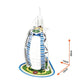 3D Bur Dubai Hotel Jigsaw 17pcs freeshipping - GeorgiePorgy