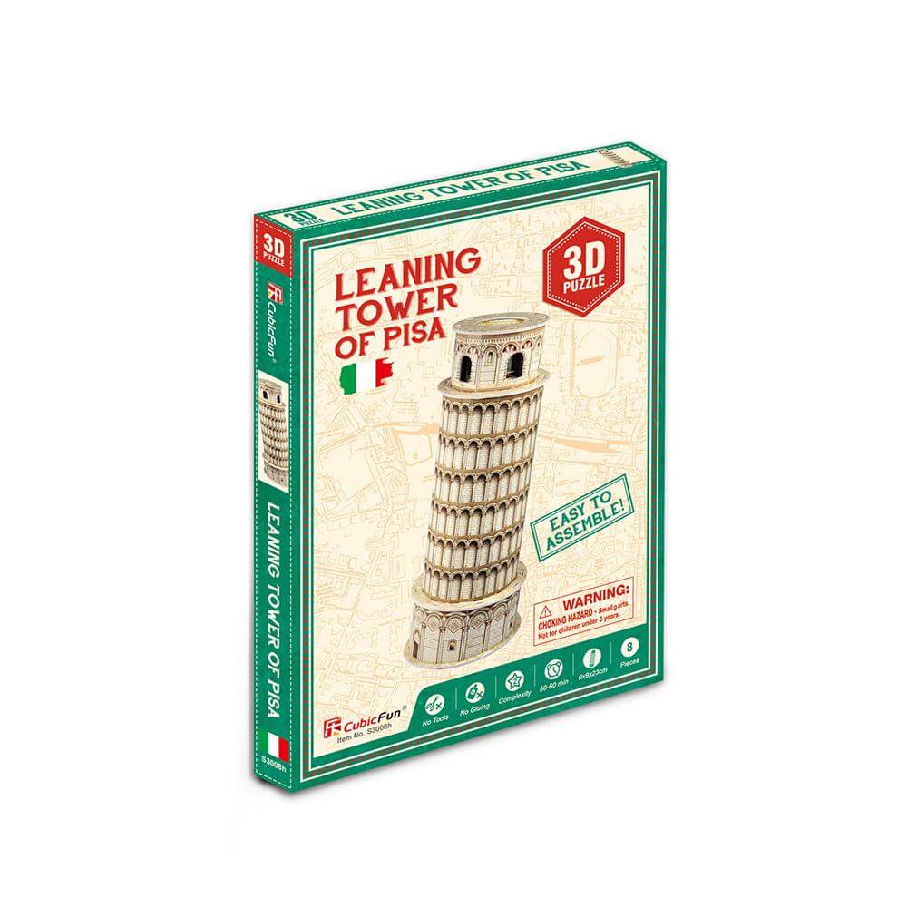 3D Leaning Tower of Pisa Jigsaw 8pcs freeshipping - GeorgiePorgy