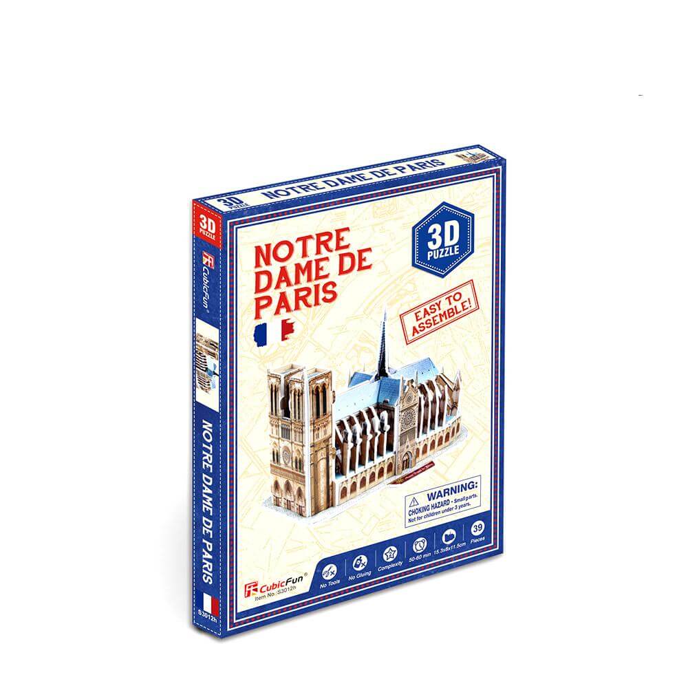 3D Notre dame de paris Jigsaw 39pcs freeshipping - GeorgiePorgy