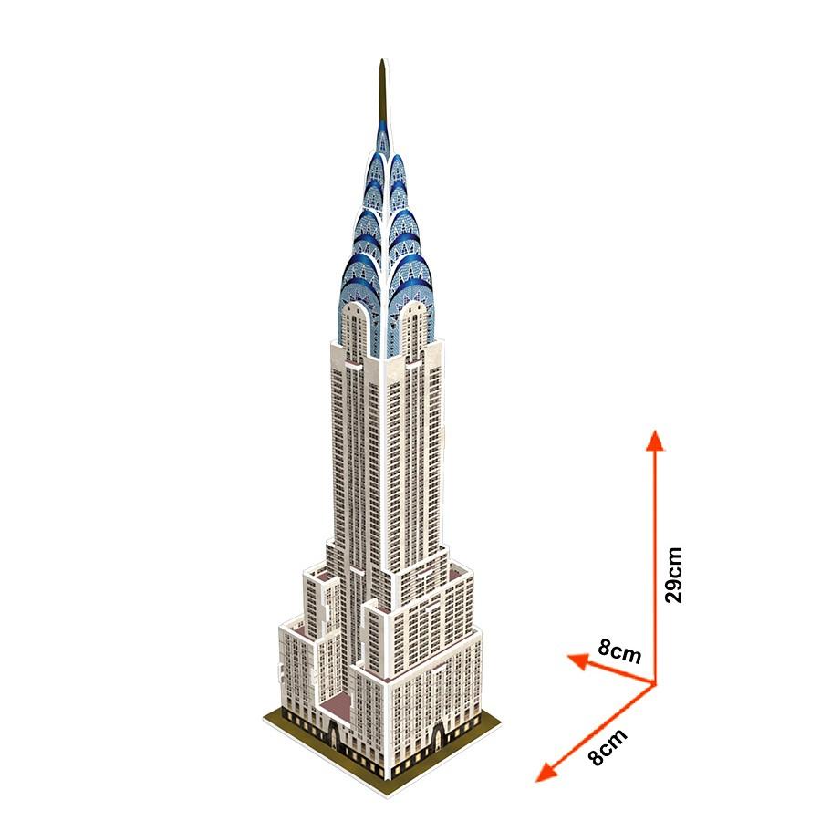 Chrysler 3D Building Jigsaw puzzle 22pcs freeshipping - GeorgiePorgy