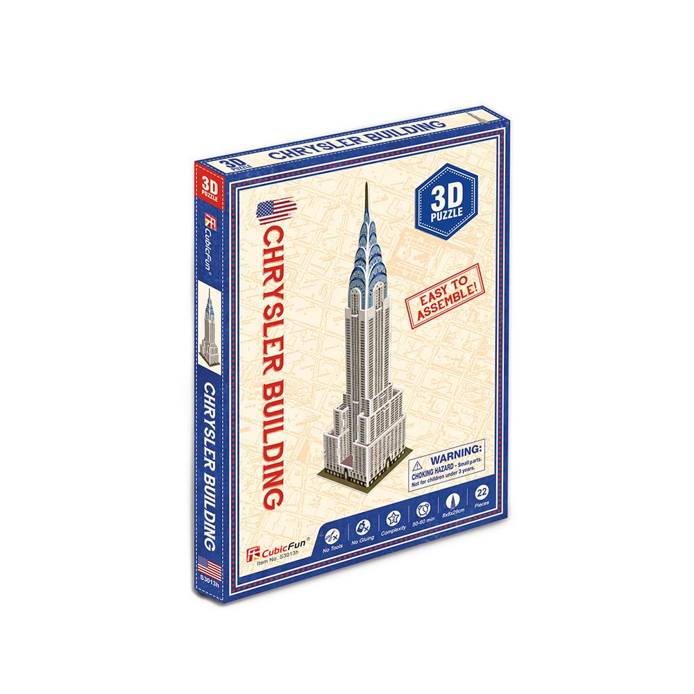 Chrysler 3D Building Jigsaw puzzle 22pcs freeshipping - GeorgiePorgy