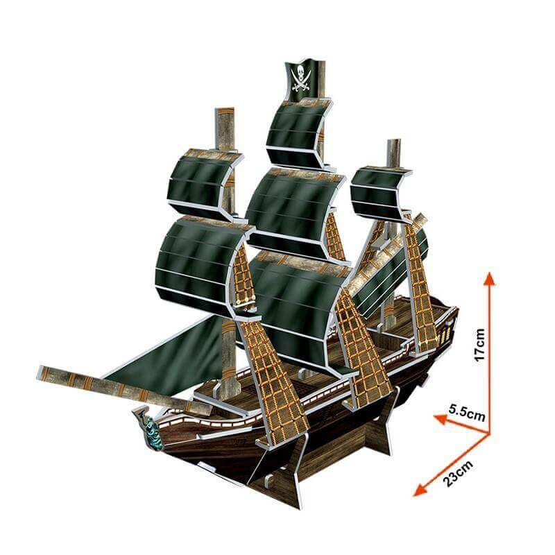 3D Queen Anne’s Revenge Jigsaw 24pcs freeshipping - GeorgiePorgy