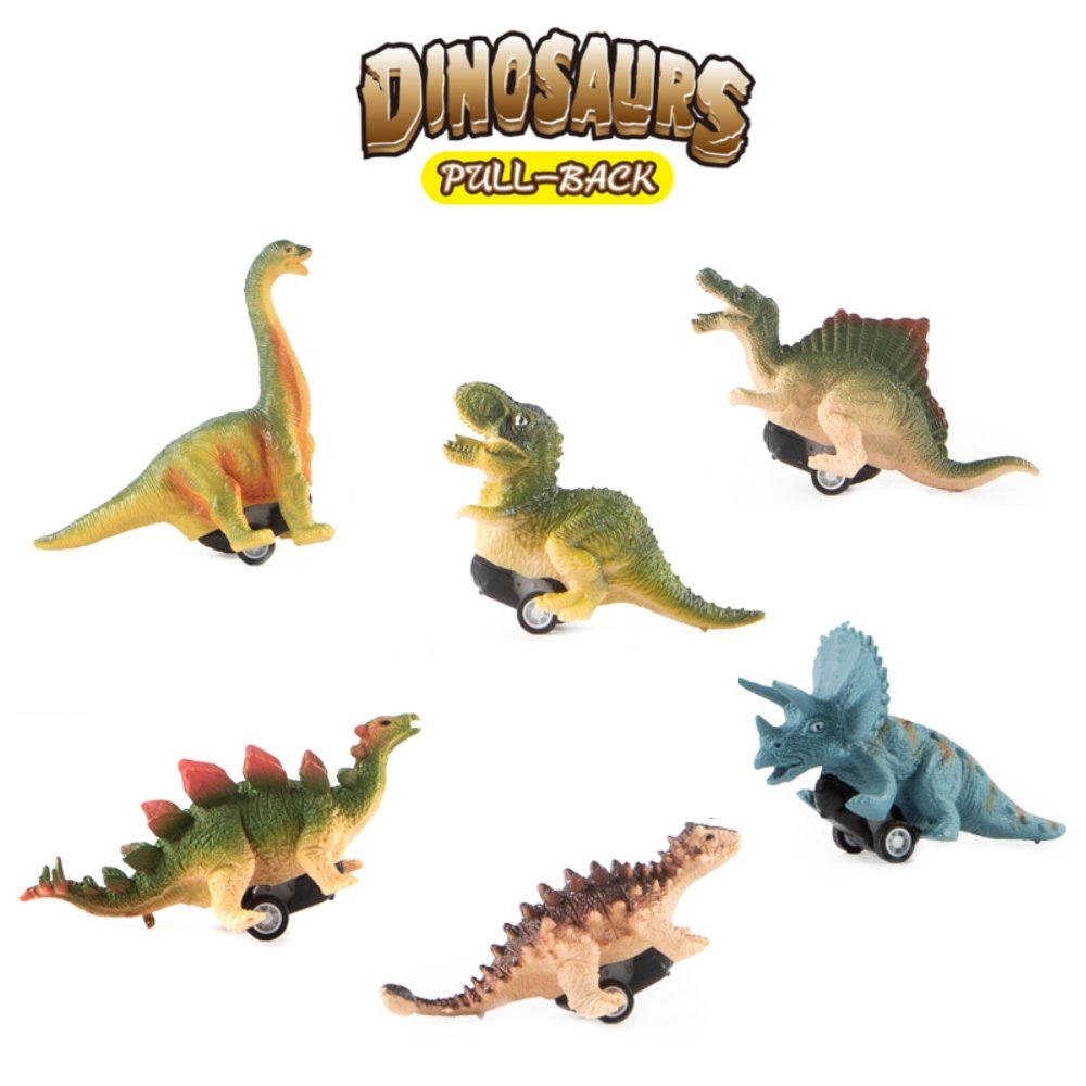 Toys Pull Back Dinosaur Cars freeshipping - GeorgiePorgy