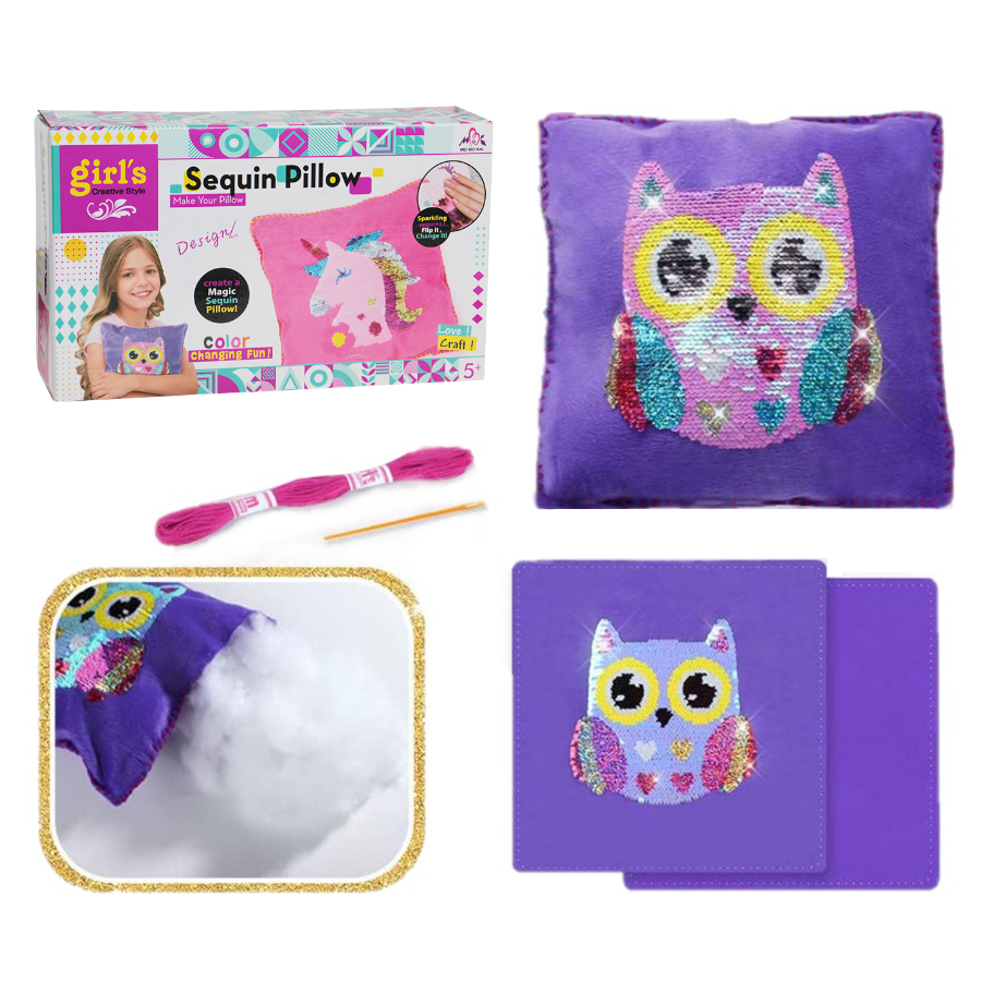 Sequin Pillow Making Kit