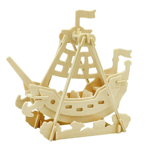 Robotime 3D Wooden Puzzle - JP264 Pirate Boat